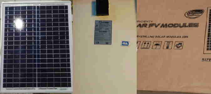 Panel Surya ST Solar 20 Wp 
 Polycrystalline 