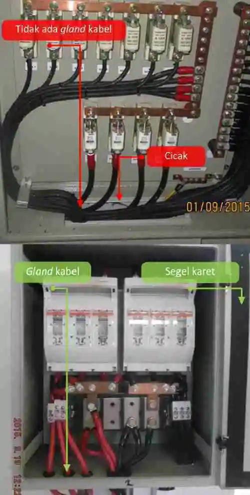 gland kabel panel distribusi